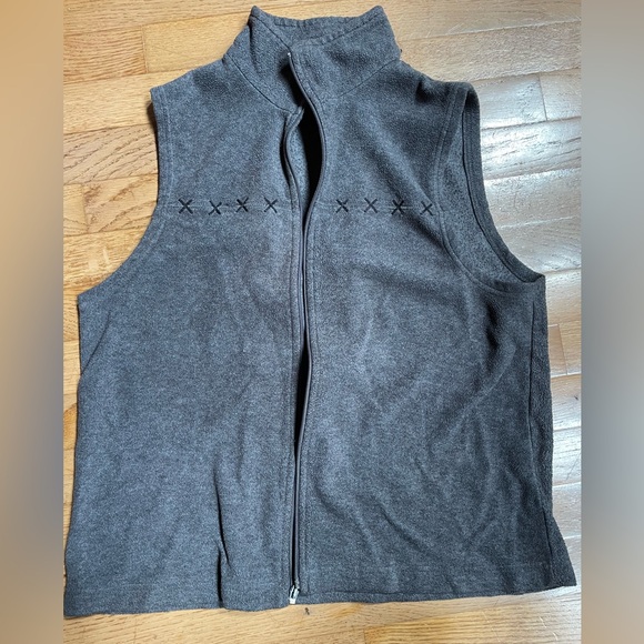 Vintage Micro Fleece Zip Up Vest - Picture 3 of 3